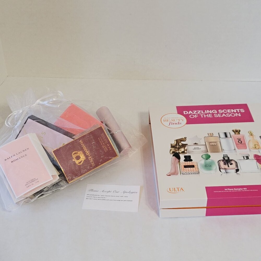 Ulta Beauty Dazzling Scents of the Season 14 Piece Sampler Kit